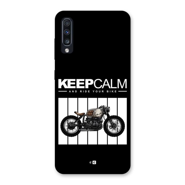 Keeps Calm Back Case for Galaxy A70