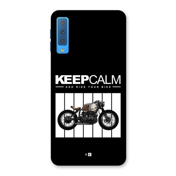 Keeps Calm Back Case for Galaxy A7 (2018)