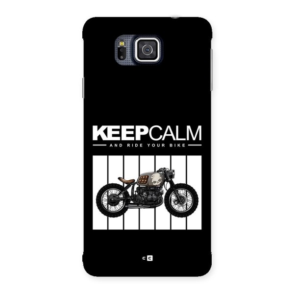 Keeps Calm Back Case for Galaxy Alpha