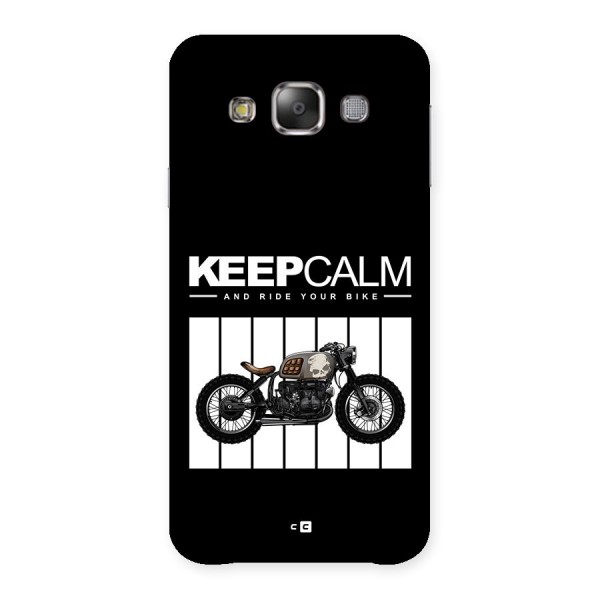 Keeps Calm Back Case for Galaxy E7