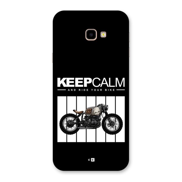 Keeps Calm Back Case for Galaxy J4 Plus