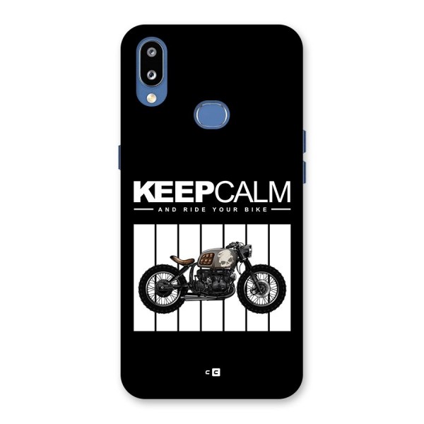 Keeps Calm Back Case for Galaxy M01s