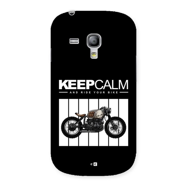 Keeps Calm Back Case for Galaxy S3 Mini