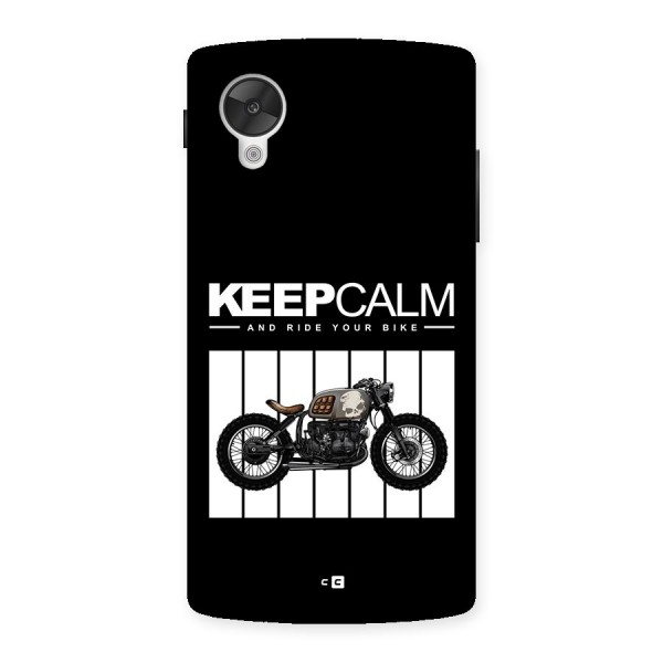 Keeps Calm Back Case for Google Nexus 5