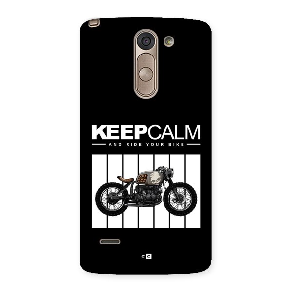 Keeps Calm Back Case for LG G3 Stylus