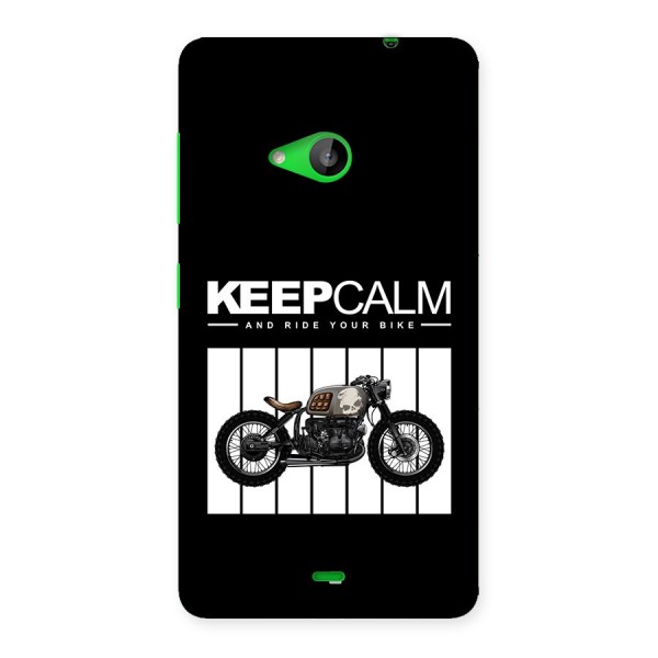 Keeps Calm Back Case for Lumia 535