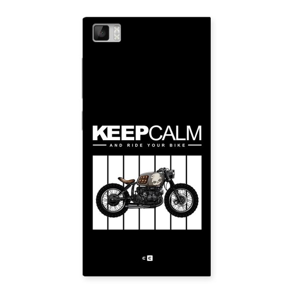 Keeps Calm Back Case for Mi3