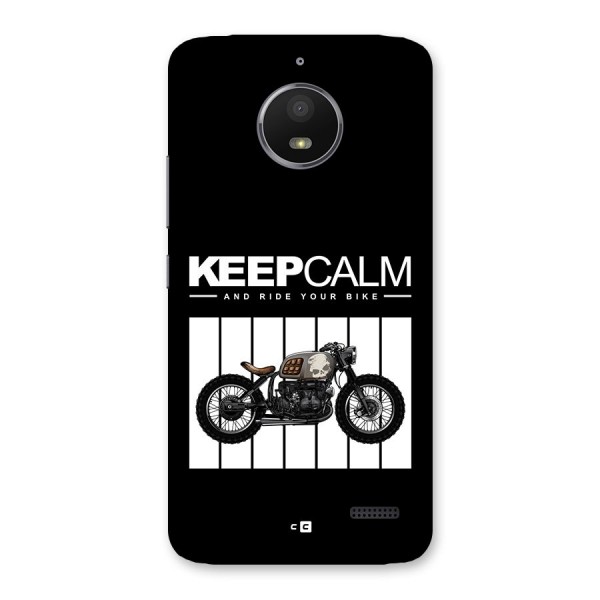 Keeps Calm Back Case for Moto E4