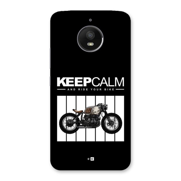 Keeps Calm Back Case for Moto E4 Plus