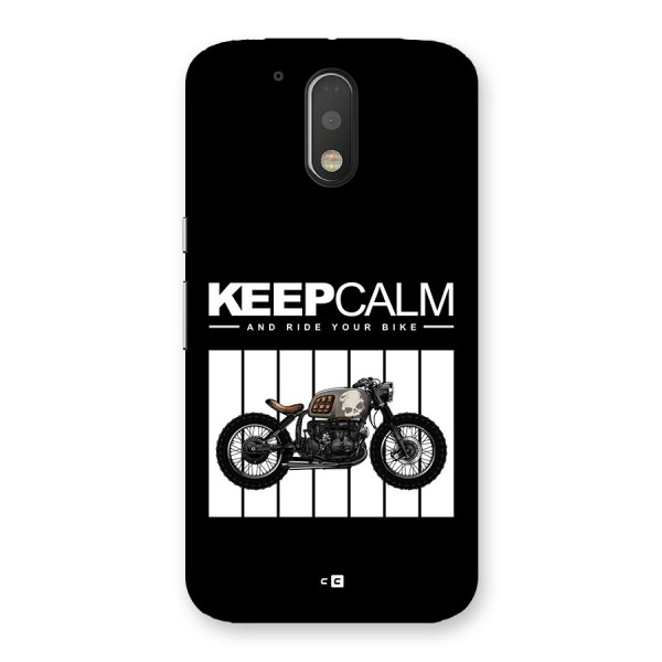 Keeps Calm Back Case for Moto G4 Plus