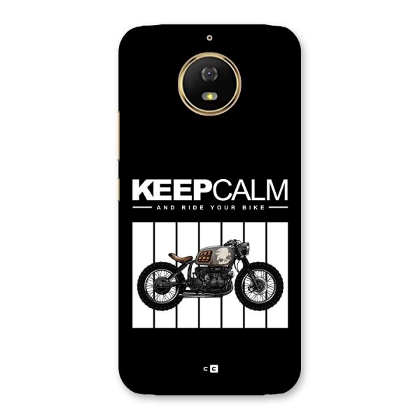 Keeps Calm Back Case for Moto G5s