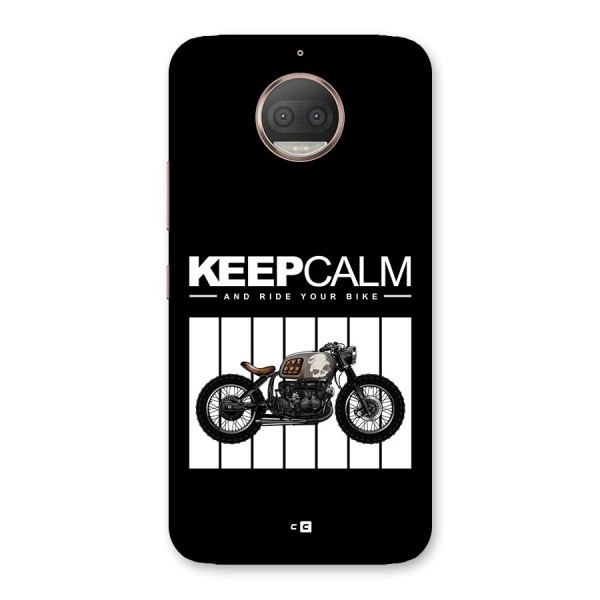 Keeps Calm Back Case for Moto G5s Plus