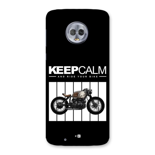 Keeps Calm Back Case for Moto G6