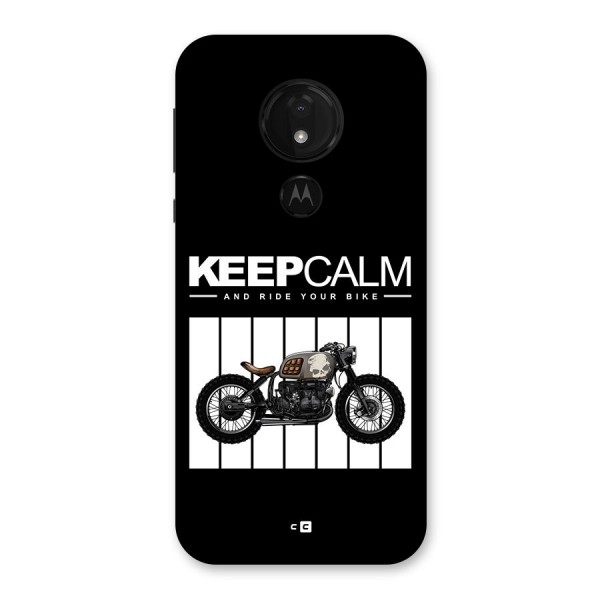 Keeps Calm Back Case for Moto G7 Power