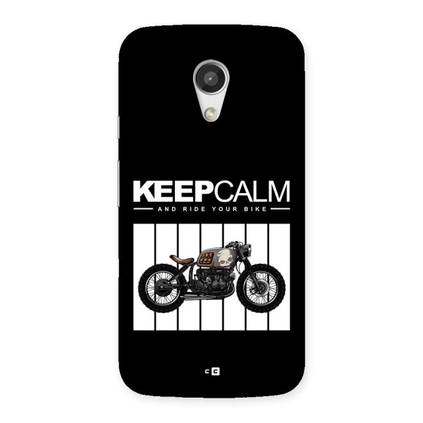 Keeps Calm Back Case for Moto G 2nd Gen