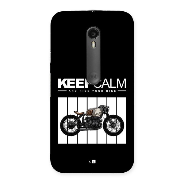 Keeps Calm Back Case for Moto G Turbo