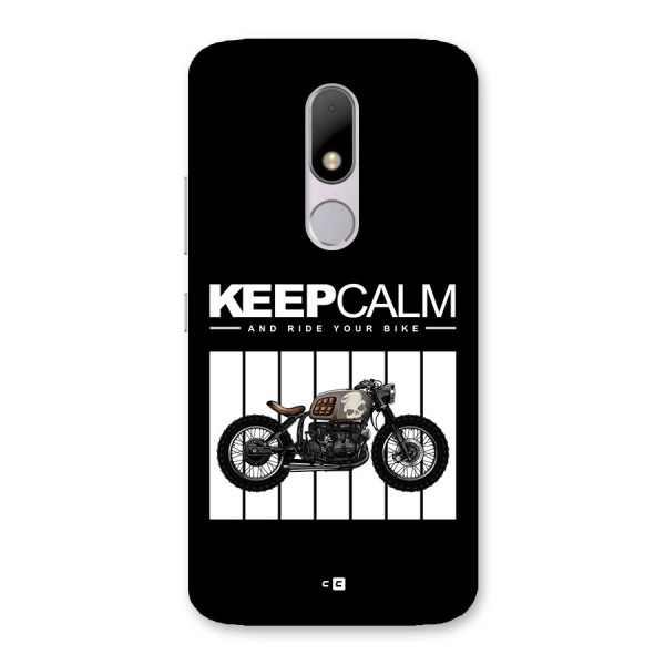 Keeps Calm Back Case for Moto M