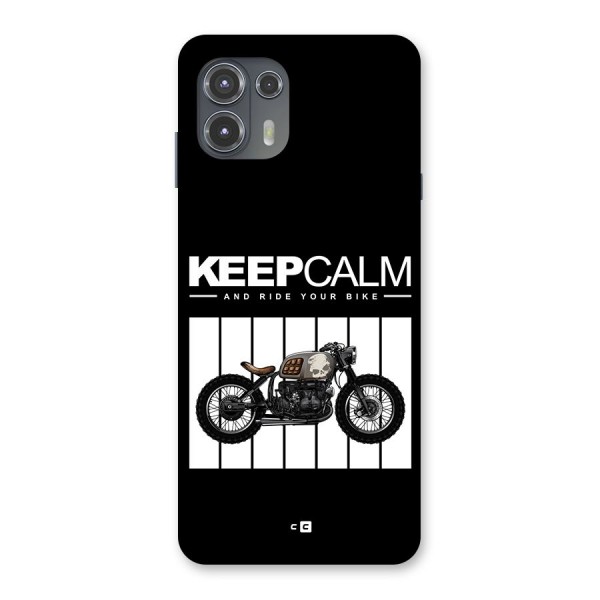 Keeps Calm Back Case for Motorola Edge 20 Fusion