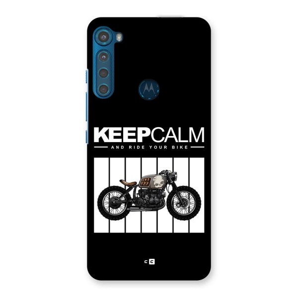 Keeps Calm Back Case for Motorola One Fusion Plus