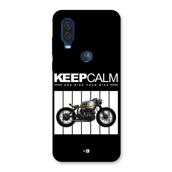 Keeps Calm Back Case for Motorola One Vision