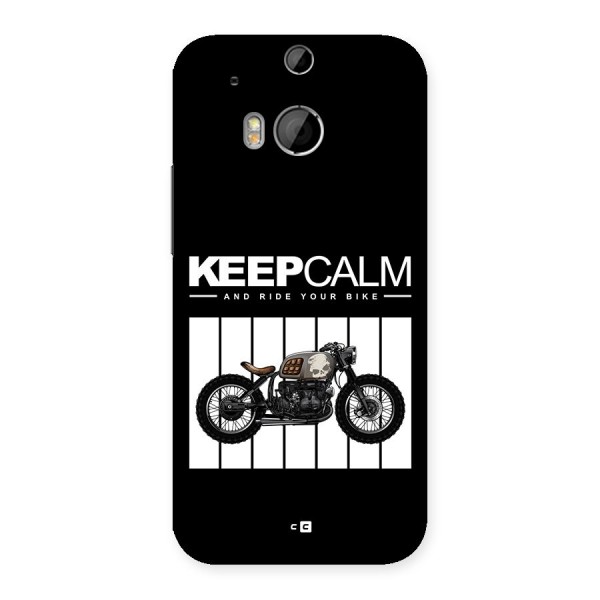 Keeps Calm Back Case for One M8