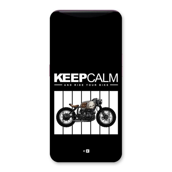 Keeps Calm Back Case for Oppo Find X