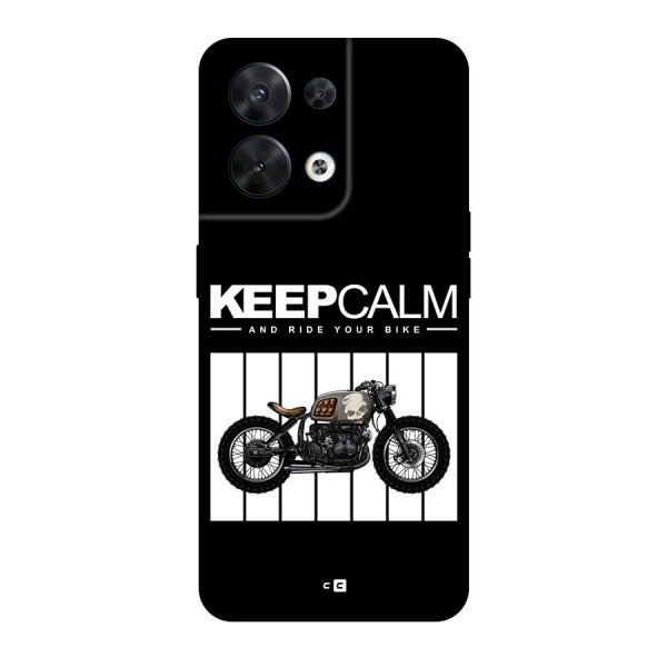 Keeps Calm Back Case for Oppo Reno8 5G