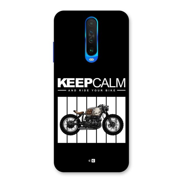 Keeps Calm Back Case for Poco X2