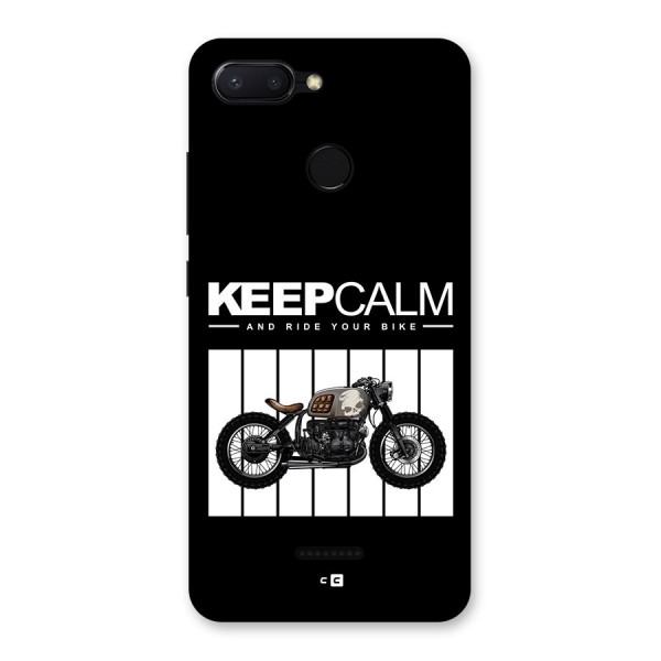 Keeps Calm Back Case for Redmi 6