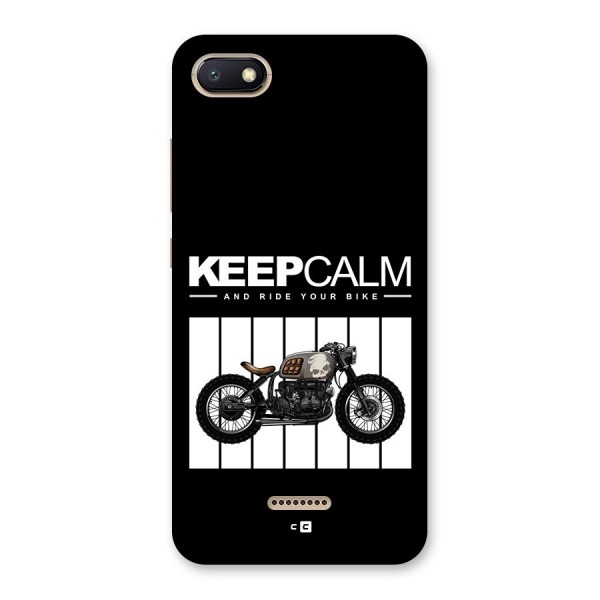 Keeps Calm Back Case for Redmi 6A