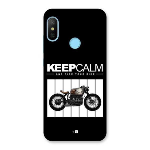 Keeps Calm Back Case for Redmi 6 Pro