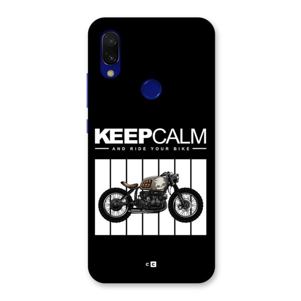 Keeps Calm Back Case for Redmi 7