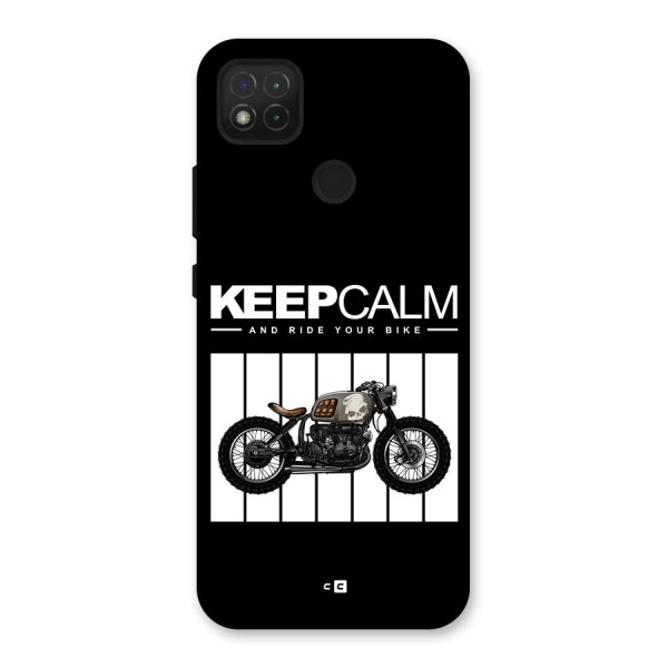 Keeps Calm Back Case for Redmi 9C