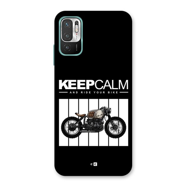 Keeps Calm Back Case for Redmi Note 10T 5G