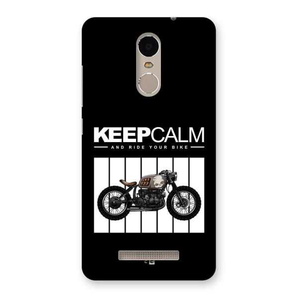 Keeps Calm Back Case for Redmi Note 3