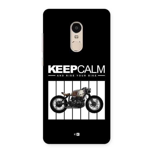 Keeps Calm Back Case for Redmi Note 4