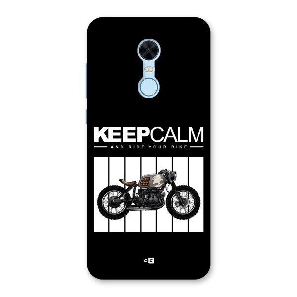 Keeps Calm Back Case for Redmi Note 5