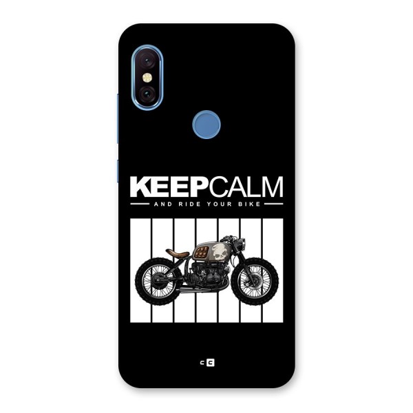 Keeps Calm Back Case for Redmi Note 6 Pro