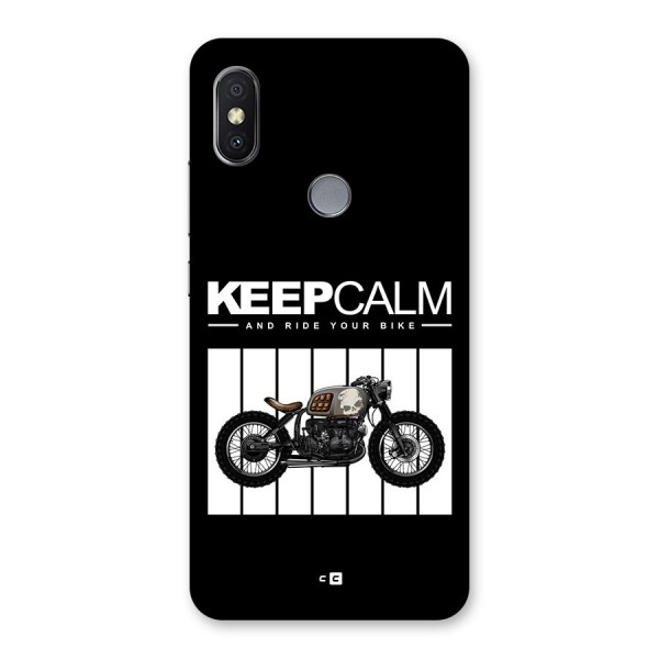 Keeps Calm Back Case for Redmi Y2