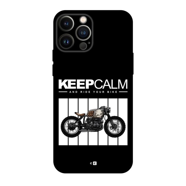 Keeps Calm Back Case for iPhone 13 Pro Max