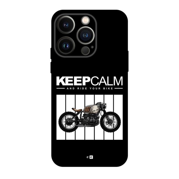 Keeps Calm Back Case for iPhone 14 Pro