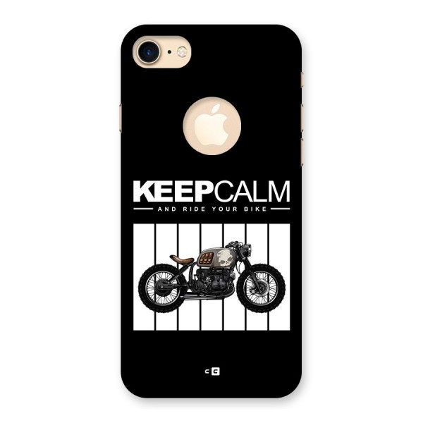 Keeps Calm Back Case for iPhone 8 Logo Cut