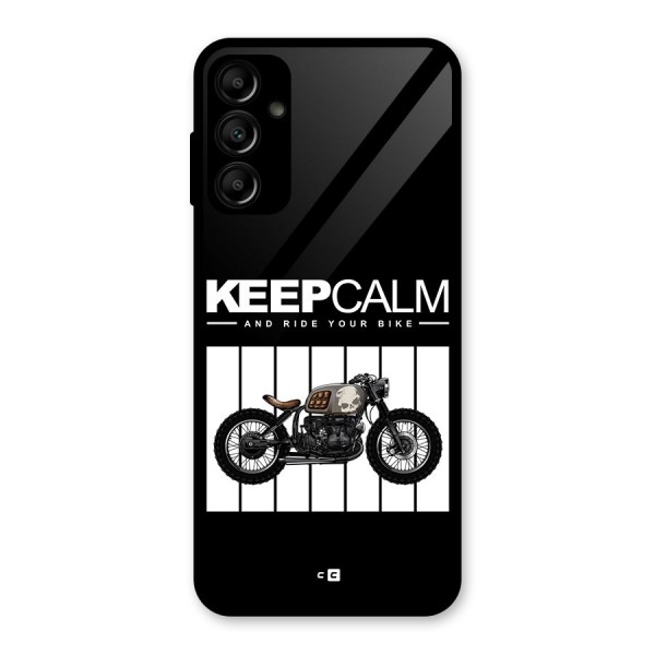 Keeps Calm Glass Back Case for Galaxy A14 5G