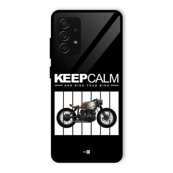 Keeps Calm Glass Back Case for Galaxy A53 5G