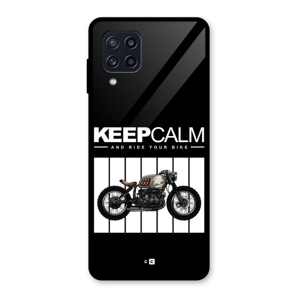 Keeps Calm Glass Back Case for Galaxy M32