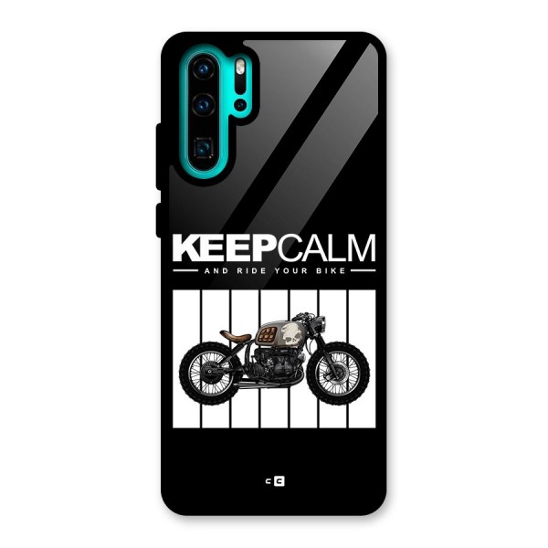 Keeps Calm Glass Back Case for Huawei P30 Pro