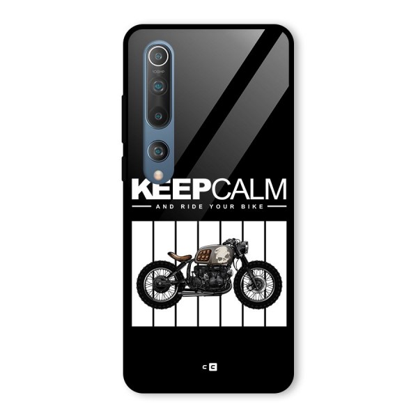 Keeps Calm Glass Back Case for Mi 10