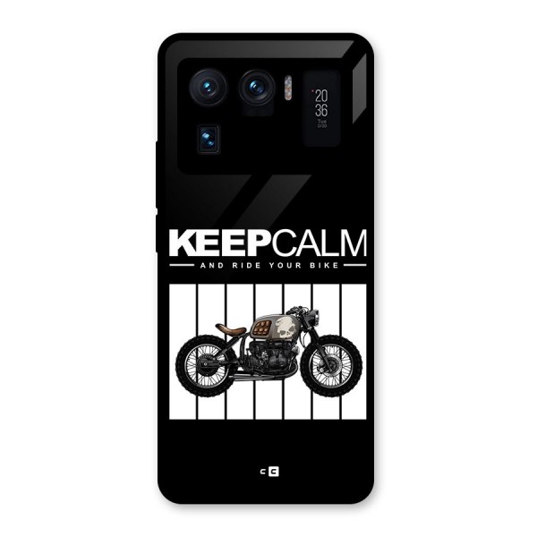 Keeps Calm Glass Back Case for Mi 11 Ultra