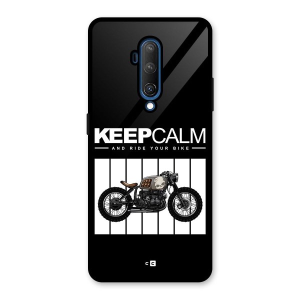 Keeps Calm Glass Back Case for OnePlus 7T Pro