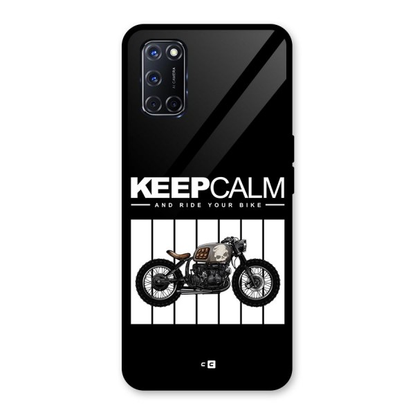 Keeps Calm Glass Back Case for Oppo A52